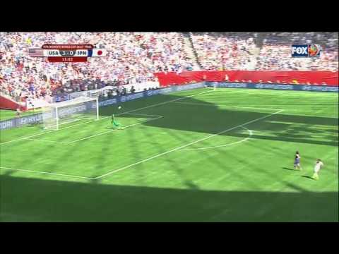 Carli Lloyd goal from midfield