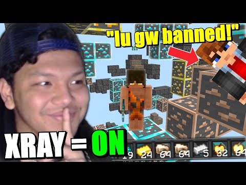 Gw Prank ADMIN PAKE XRAY DI BRUT4L H4RDC0RE MINECRAFT SAMBIL LIVESTREAM ... (Prank Viewer Dan Admin)