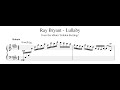Ray Bryant - Lullaby - Piano Transcription (Sheet Music in Description)