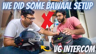 Installing 'VNET V6' | The Most Affordable Rider's Helmet Intercom !