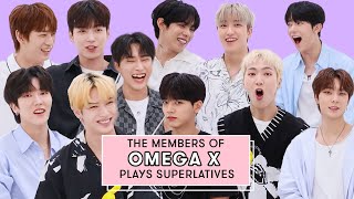 OMEGA X Reveals Their Funniest Member, Worst Chef, And Best Dancer | Superlatives | Seventeen by Seventeen Magazine