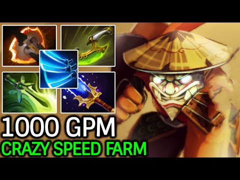 Juggernaut Crazy Speed Farm – 9 Min Battle Fury 1000 GPM Dota 2