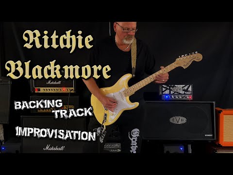 Ritchie Blackmore Backing Track Improvisation // August 22, 2022