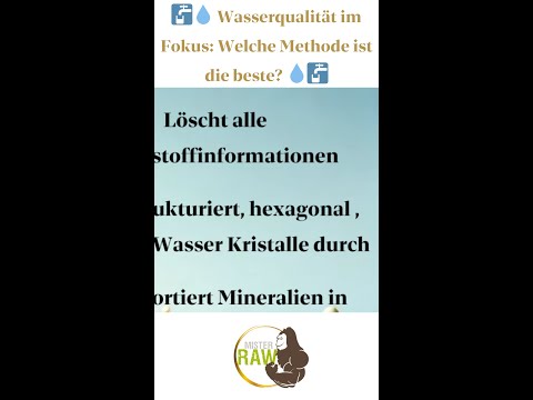 🚰💧 Wasserqualität im Fokus: Welche Methode ist die beste? 💧🚰
