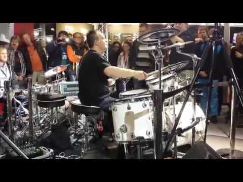 drum-tec Endorser Zacky Tsoukas - Musikmesse 2014 - Live Performance Part I