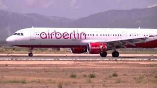 preview picture of video 'Air Berlin D-ABCJ (Landing) Palma de Mallorca Airport'