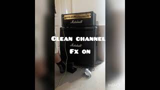 Video thumbnail for Marshall MG100HDFX Half Stack Demo by capsulecalum