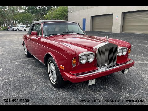 1986 Rolls-Royce Corniche (CC-1841109) for sale in Boca Raton, Florida