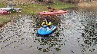 YAMAHA Aqua Cruise motorised. Yamaha elektrický detský vodný skúter Filipko Szegéň