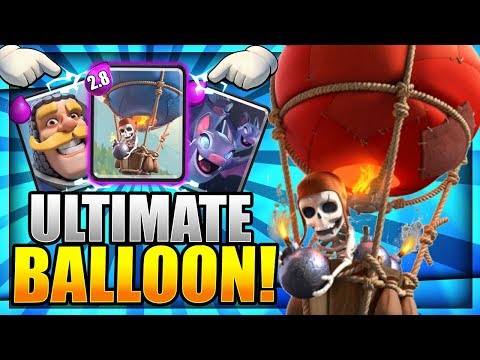 ULTIMATE BALLOON CYCLE!! 2.8 Elixir Super Fast Cycle Deck!  Clash Royale Strategy