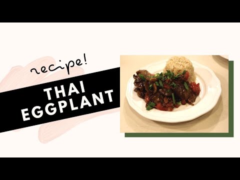 THAI EGGPLANT RECIPE | SOS-free, vegan, plant based...