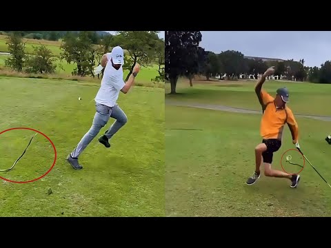 FAKE SNAKE PRANK ON GOLF COURSE | FUNNY REACTIONS 😂😂