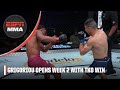 Charalampos Grigoriou only needs a minute to TKO Cameron Smotherman on #DWCS | ESPN MMA