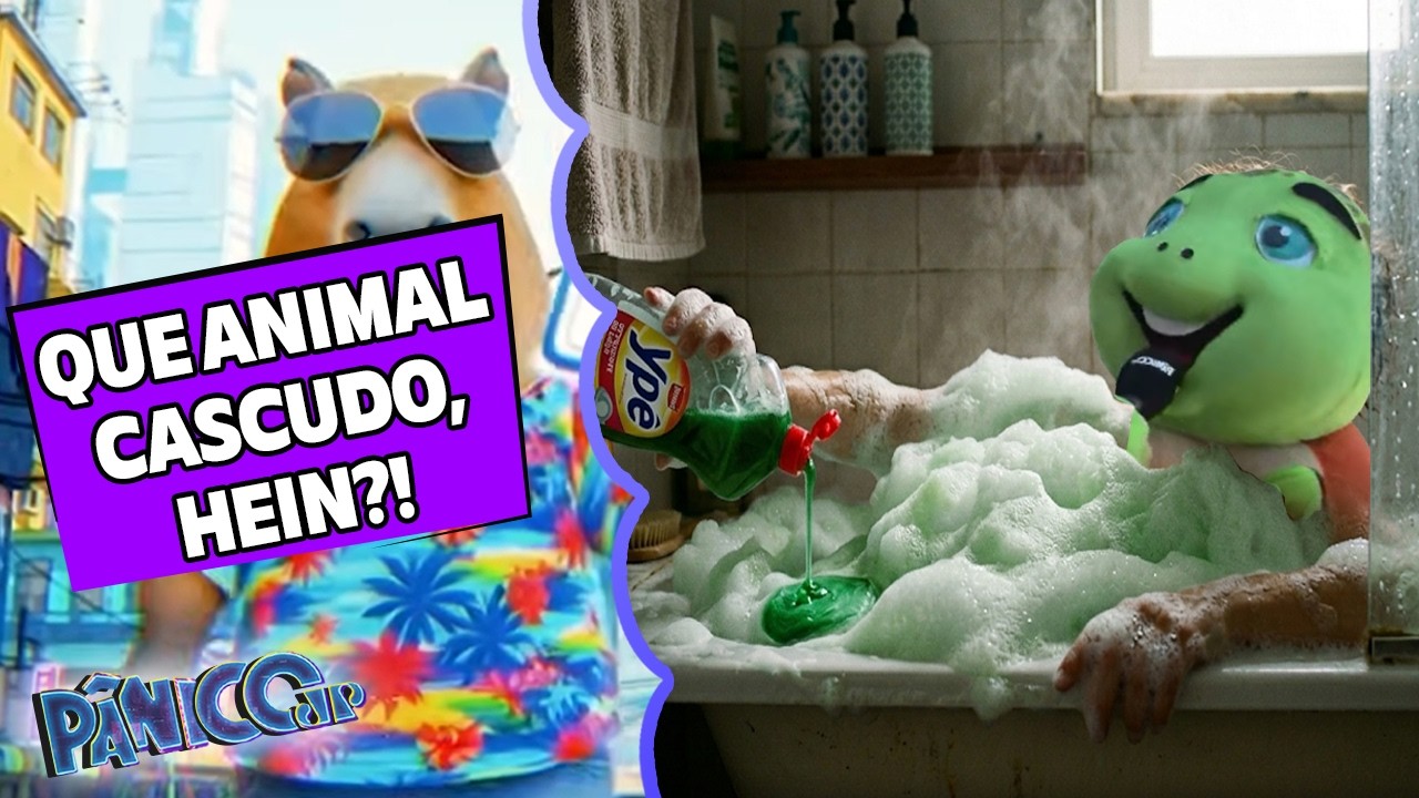 VOCÊ BEBE DETERGENTE OU SÓ BEBE SOCIALMENTE? TARTARUGA DO PÂNICO TÁ COM TUDO!
