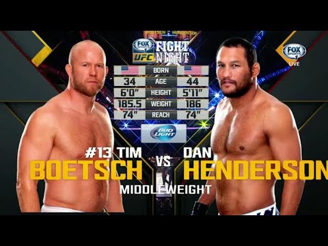 Tim Boetsch vs Dan Henderson full fight