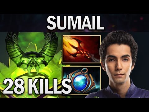 AMAZING MEME HERO PUGNA WITH 28 KILLS BY SUMAIL - DOTA 2 GAMEPLAY