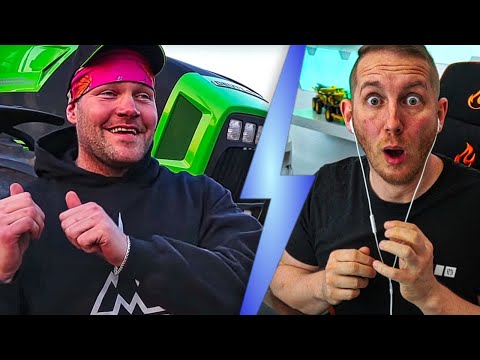 FARM JOKES Fendt Vario vs. John Deere from Berlin! - The best tractor jokes - M4cM4nus reacts