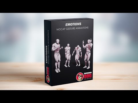 Unreal Engine 'Emotions' MoCap Gesture Pack UE4 & UE5