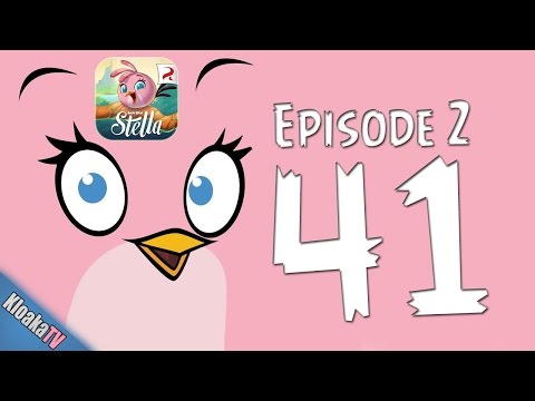 Angry Birds Stella - Level 41 - Episode 2 -  Walkthrough (3 Stars)