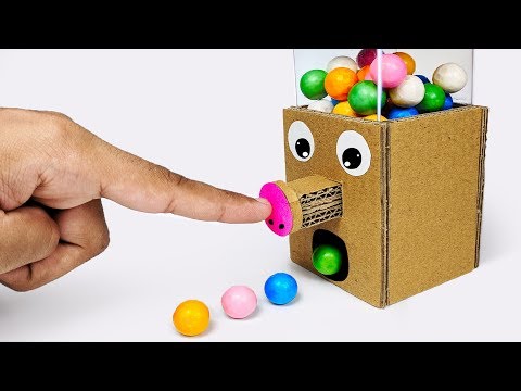 3D Gumball Machine Cardboard Stand-Up