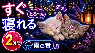 【睡眠導入】HSPのための聖域。子猫と雨の夜 2時間