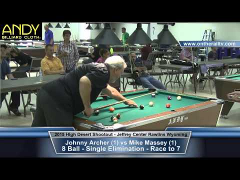 Johnny Archer vs Mike Massey - 2015 HDS 8 Ball