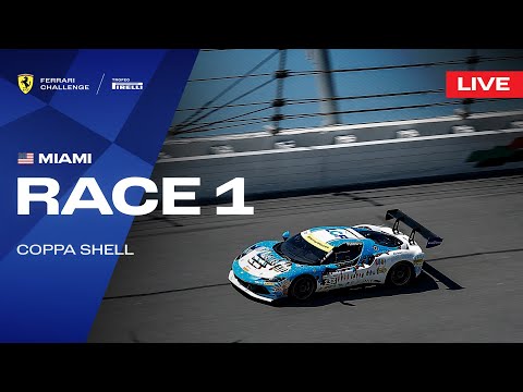 LIVE Ferrari Challenge North America - Miami, Race 1 - Coppa Shell