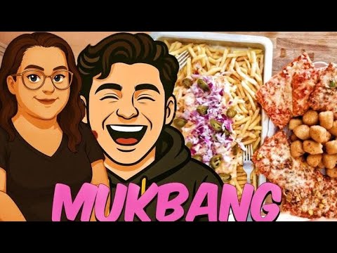 Mukbang med lilleman - pommes låda, men chilli cheeas och Billy pan.