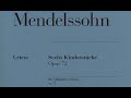 F. Mendelssohn - Six Christmas Pieces Op. 72, Andante MWV U 165, and Sostenuto MWV U 167