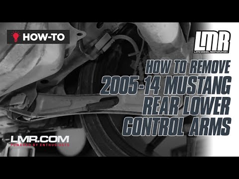 How To Remove 2005-14 Mustang Rear Lower Control Arms