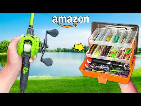 Fishing w/ Amazon Budget Fishing Kit! (WORTH IT?!)