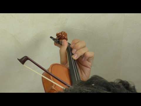 Volume 2 cours 103 / 210 - doigt 4 sur corde RE - Apprendre le Violon avec olivier Lesseur