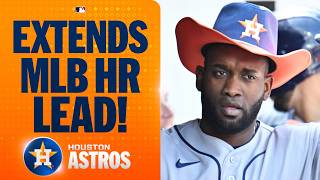 Yordan Alvarez HAMMERS his MLB-leading 11th home run of the season (Travels 422-feet at 109.8 mph!)