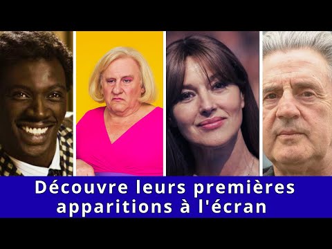 Ces stars françaises étaient méconnaissables à leurs débuts !
