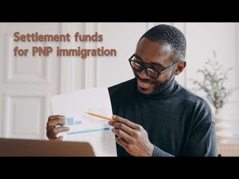 Proof of settlement funds for PNP immigration in Canada