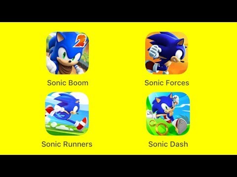 Sonic Dash 2: Sonic Boom, Sonic Forces: Speed Battle, Sonic Runners Adventures, Sonic Dash [iOS] Video