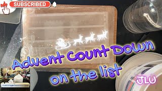 Resin Project -Ceramic Advent Calendar and a Wish List!
