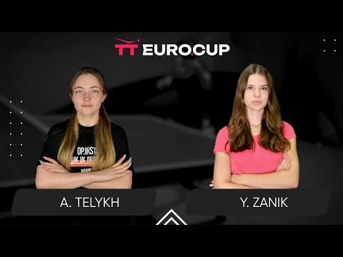 19:15 Anastasiia Telykh - Yulianna Zanik 30.05.2025 TT Euro.Cup Women Ukraine Star. TABLE 3