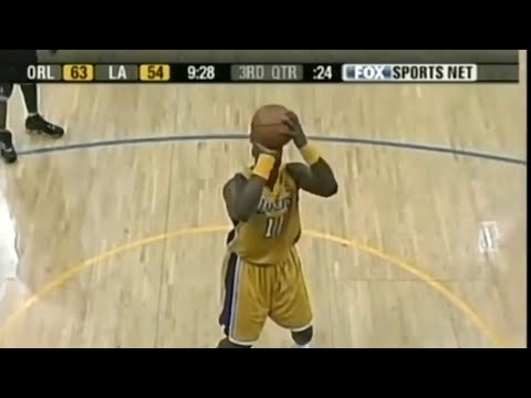 Karl Malone Lakers Highlights vs Magic (2004)