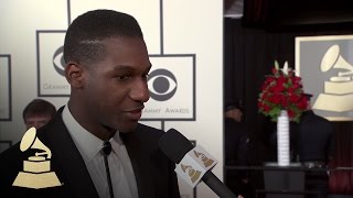 Leon Bridges | Red Carpet | 58th GRAMMYs