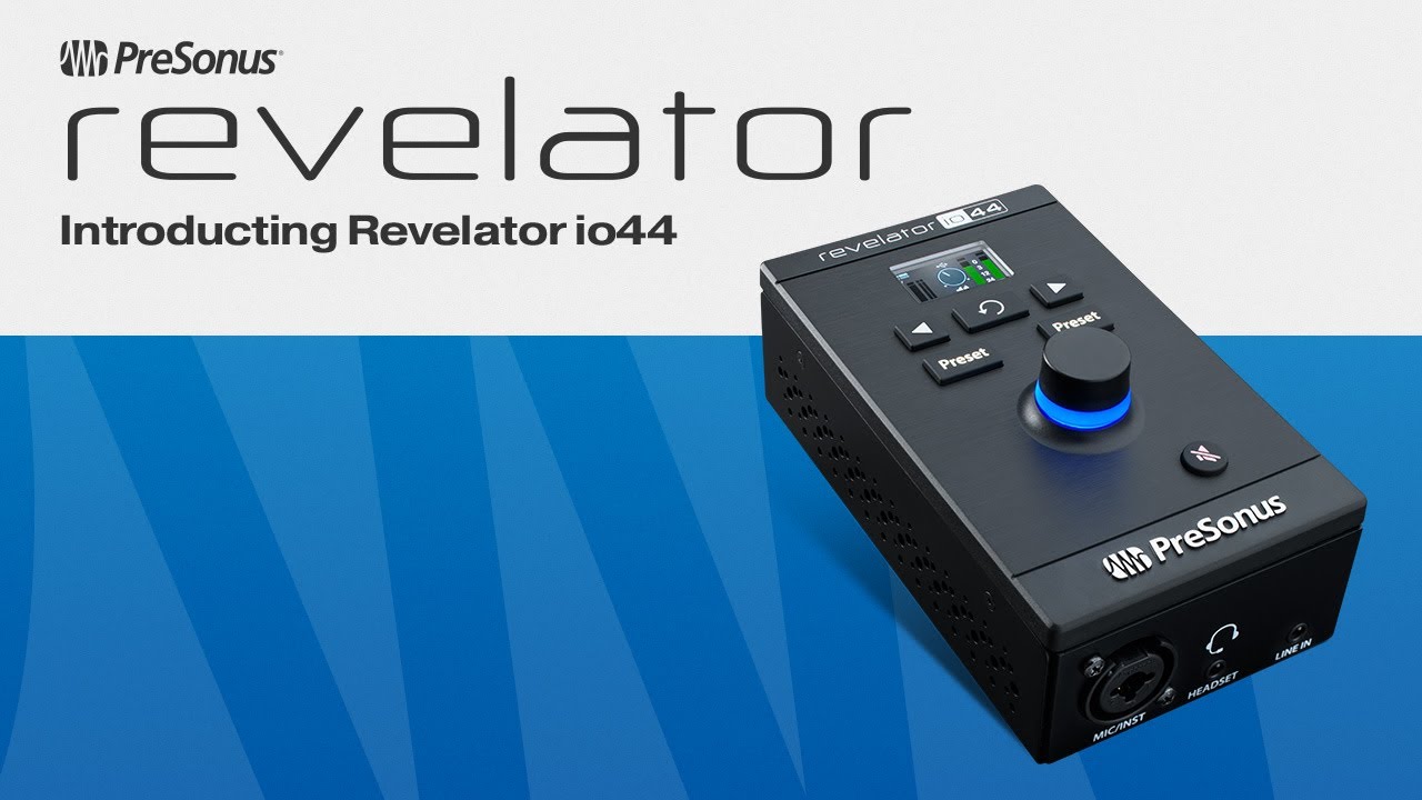 PreSonus® Revelator io44 | Interfaces