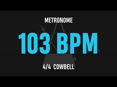 103 BPM 4/4 - Best Metronome (Cowbell)