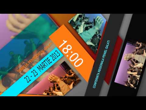 Conferinta Regionala Peniel Galati 2013 Promo