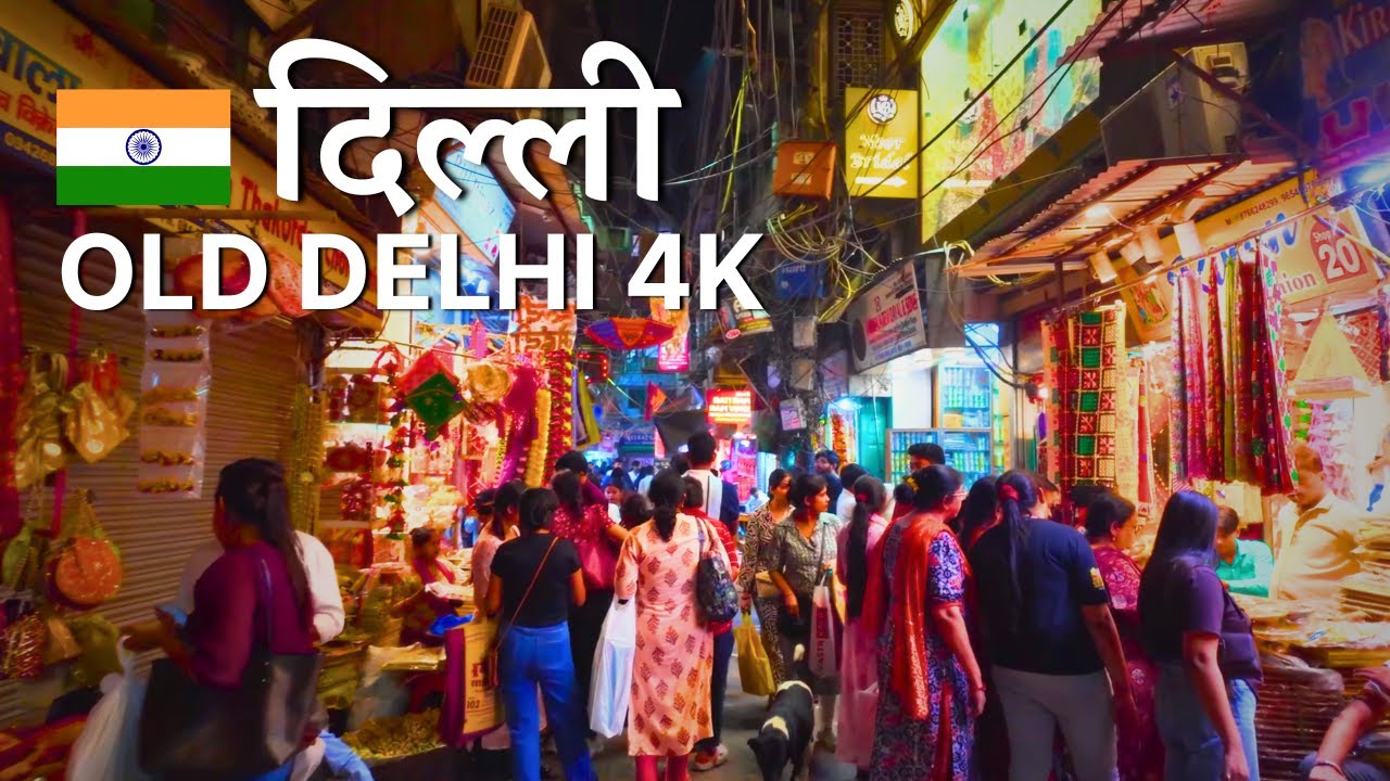 Immersive street-level walking tour through India (Market 30), India, showcasing authentic urban landscapes, local architecture, and the vibrant atmosphere of the city's neighborhoods