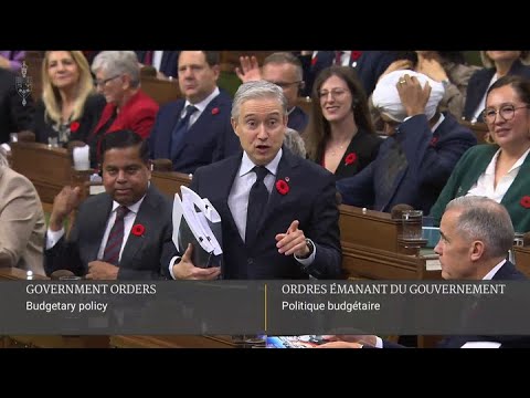 François Philippe Champagne tables 2025 federal budget FULL SPEECH