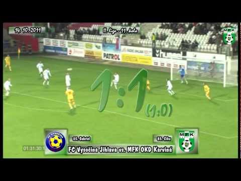 Sezóna 2011/2012 11. kolo - FC Vysočina Jihlava vs. MFK OKD Karviná 1:1 (1:0)