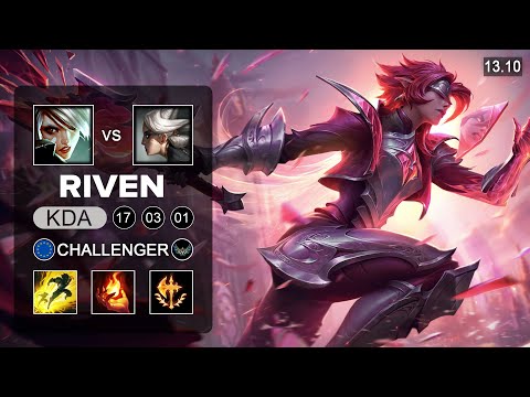 Riven vs Camille Top - EUW Challenger - Patch 13.10 Season 13