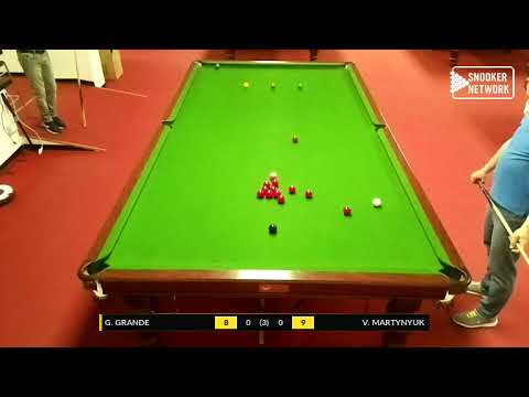 TORINO SNOOKER CLUB - REG. FIBIS PIEMONTE CAT. C 2020/21 - G. GRANDE vs V. MARTYNYUK