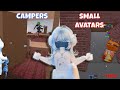 BEATING SMALL AVATARS AND CAMPERS IN MM2 Murder Mystery 2