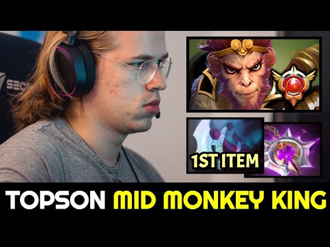 TOPSON MID Monkey King with First Item Manta Style 7.31 Dota 2